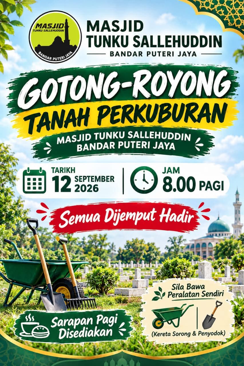 GOTONG-ROYONG TANAH PERKUBURAN